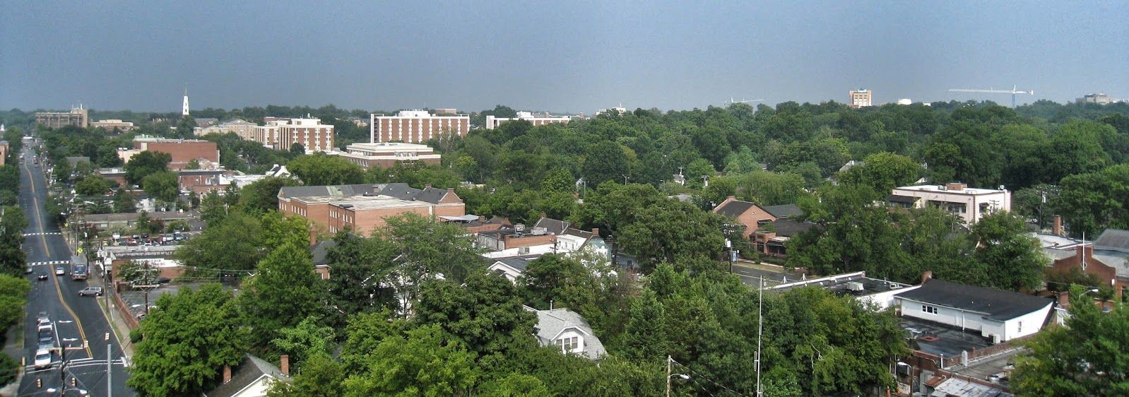 Aerial View of Chapel Hill North Carolina